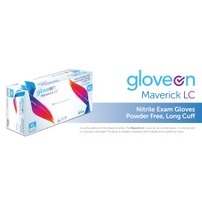 Maverick LC Nitrile Examination Gloves (Powder Free)